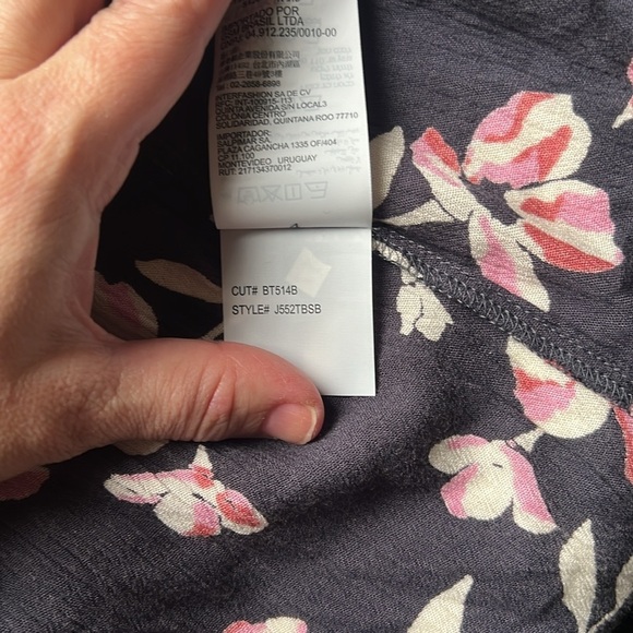 Billabong Salty Shoreline Kimono in Ink Size M/L - Picture 11 of 11